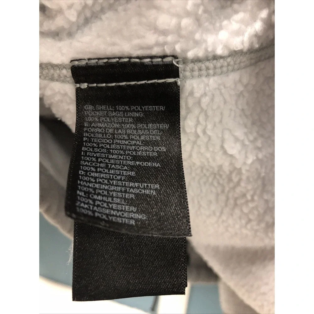 Gray Mens The North Face Skyline Fleece Full Zip Jacket Coat Size L Large‎